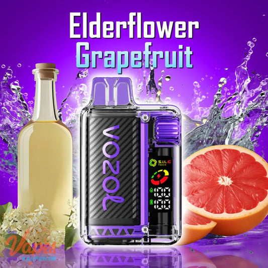Vozol 20K Puffs  Elderflower Grapefruit Vozol Vista 20000