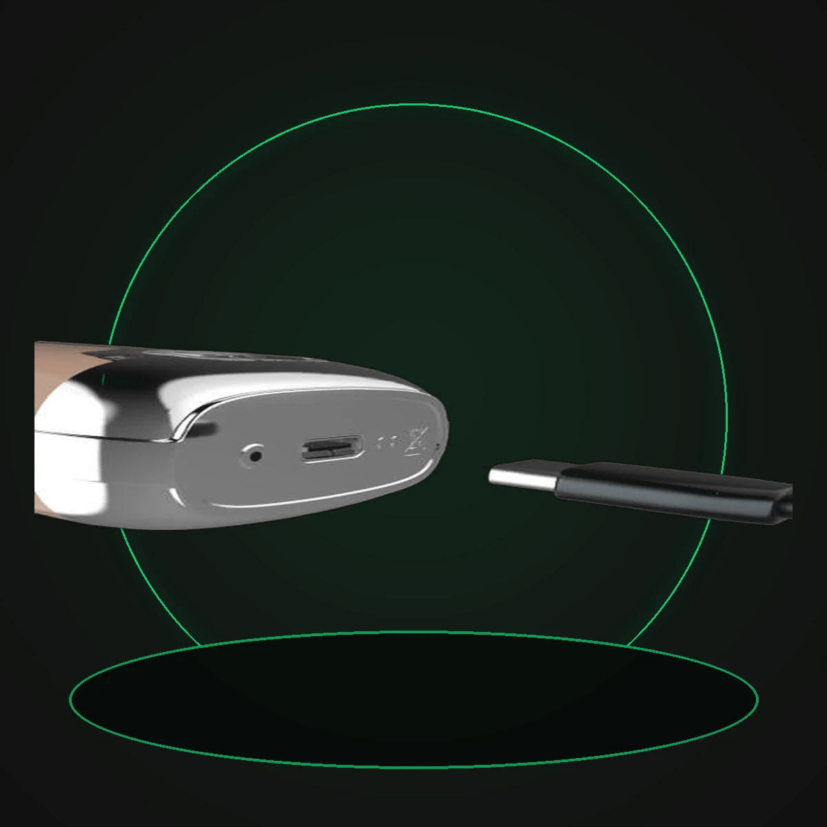 USB-C-Anschluss der Fumot Digital Box 12000