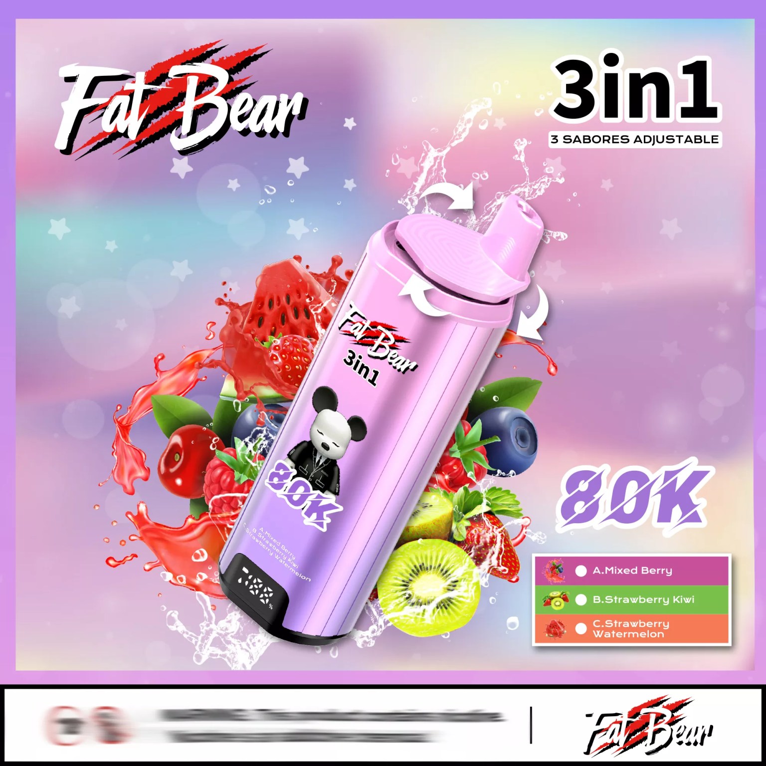 AIVONO AIM FAT BEAR 80000 Vape Produktansicht 6