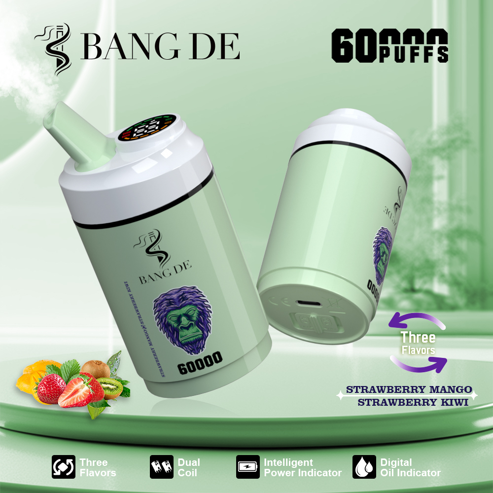 Bang DE 60000 3in1 Einweg Vape Erdbeer-Mango und Erdbeer-Kiwi