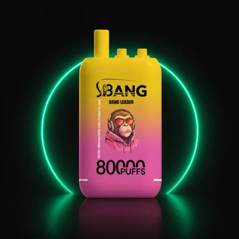 Bang Leader 80000 3in1 – Einweg Vape auf dunklem Hintergrund