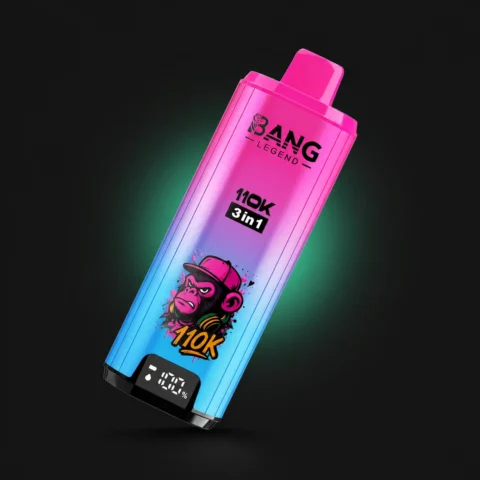 Bang Legend 110000 3in1 – Einweg Vape auf dunklem Hintergrund