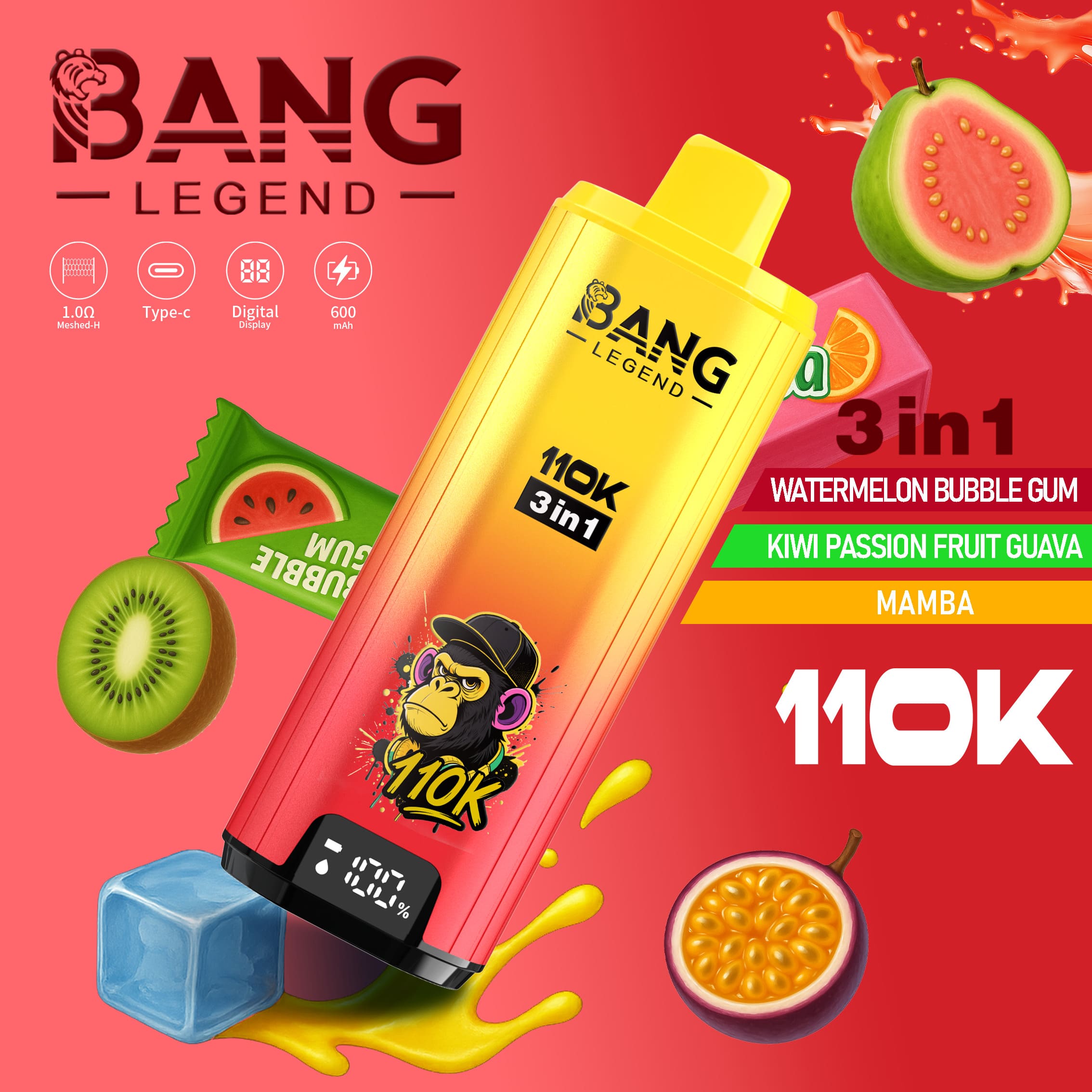 Bang Legend 110000 3in1 Einweg Vape Produktvarianten