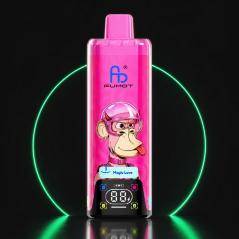 Fumot Eco 4in1 80K – Einweg Vape auf dunklem Hintergrund