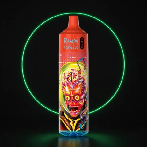 RandM Tornado 35000 – Einweg Vape auf dunklem Hintergrund