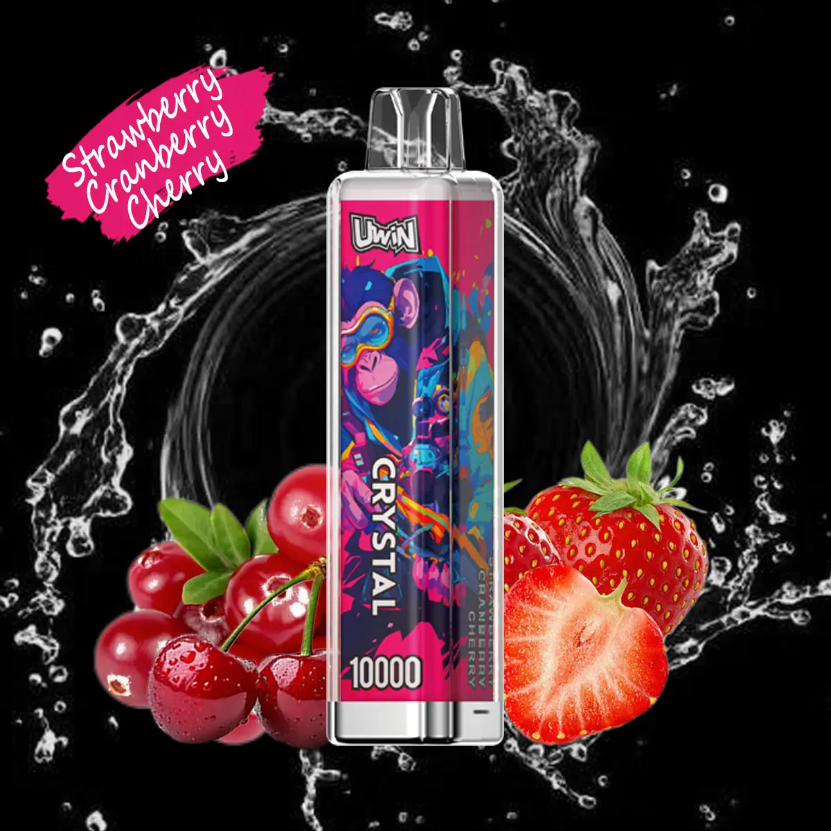 Uwin Crystal 10000 Einweg Vape mit Geschmacksübersicht 5
