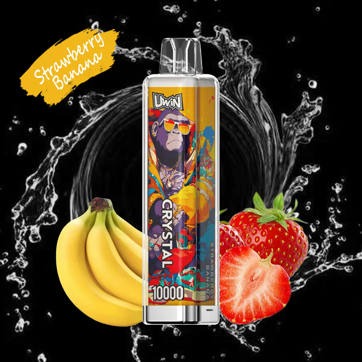 Uwin Crystal 10000 Einweg Vape mit Geschmacksübersicht 6