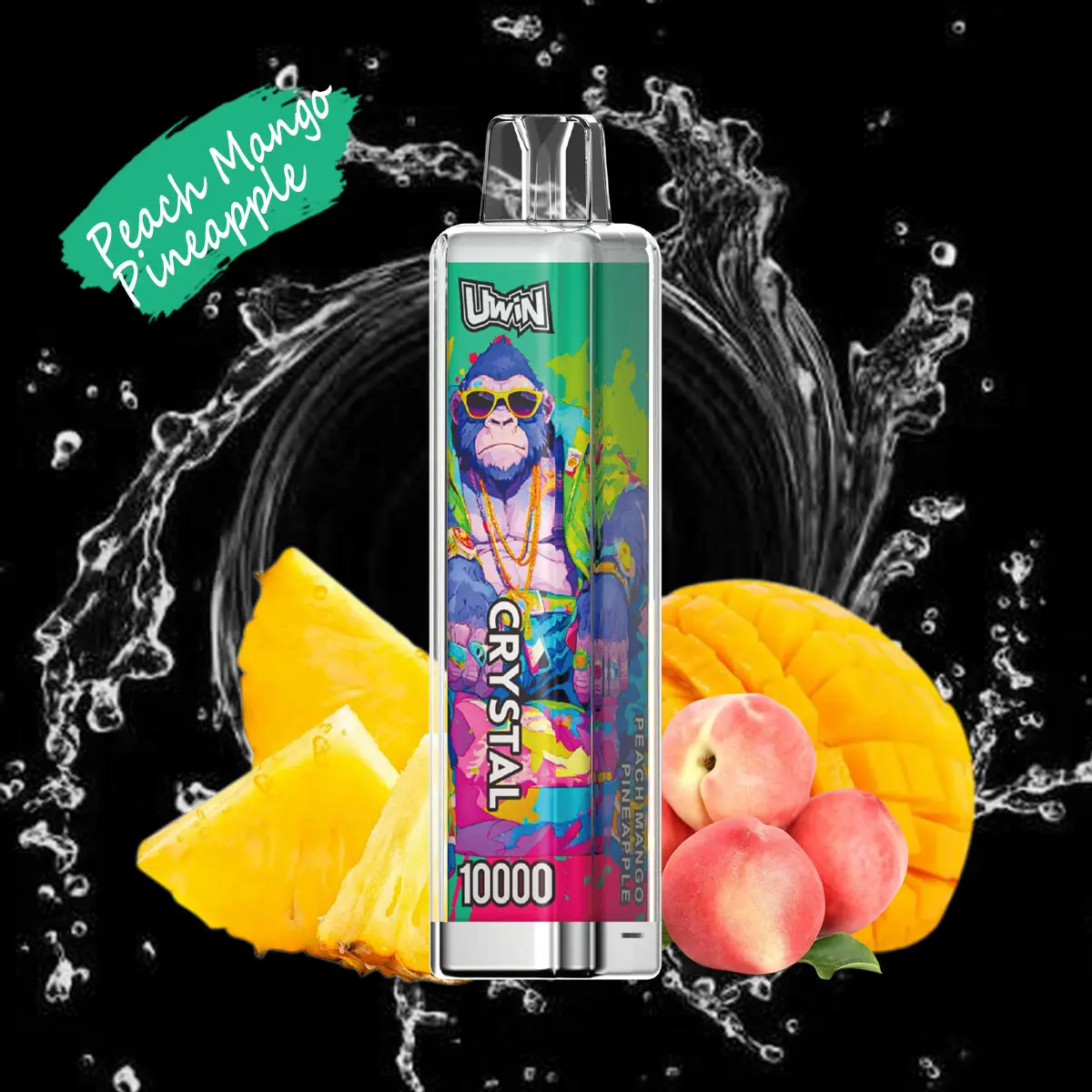Uwin Crystal 10000 Einweg Vape mit Geschmacksübersicht 8
