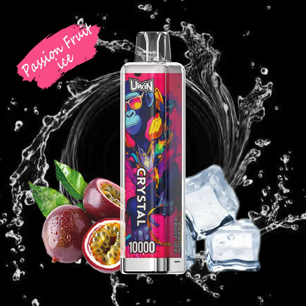 Uwin Crystal 10000 Einweg Vape mit Geschmacksübersicht 9