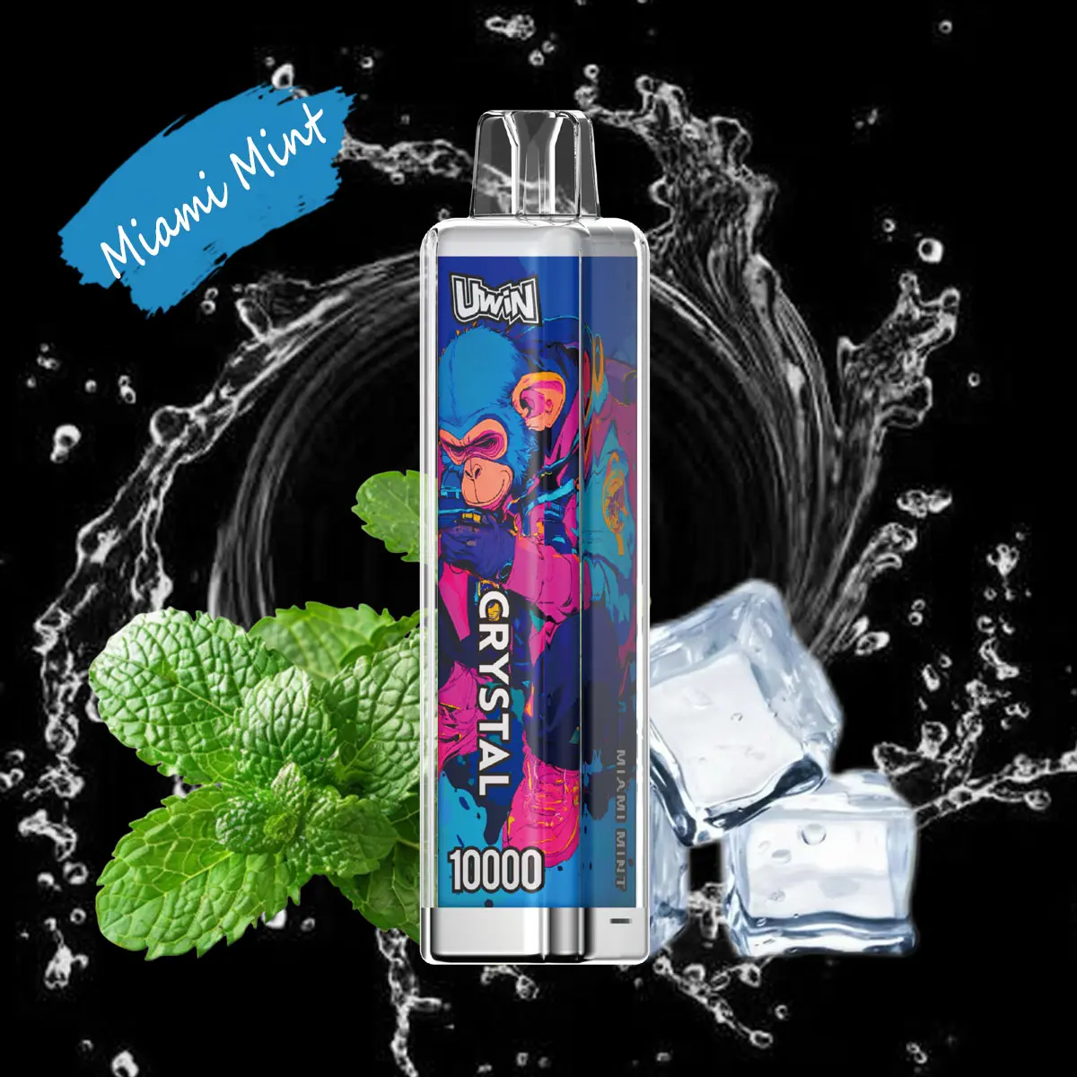 Uwin Crystal 10000 Einweg Vape mit Geschmacksübersicht 10