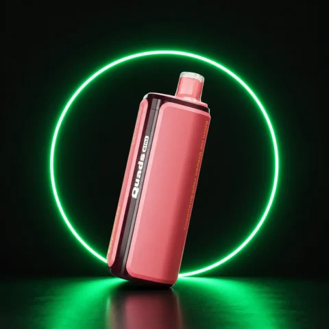 Vapsolo Quads 4in1 80000 Einweg Vape in Pink auf dunklem Hintergrund