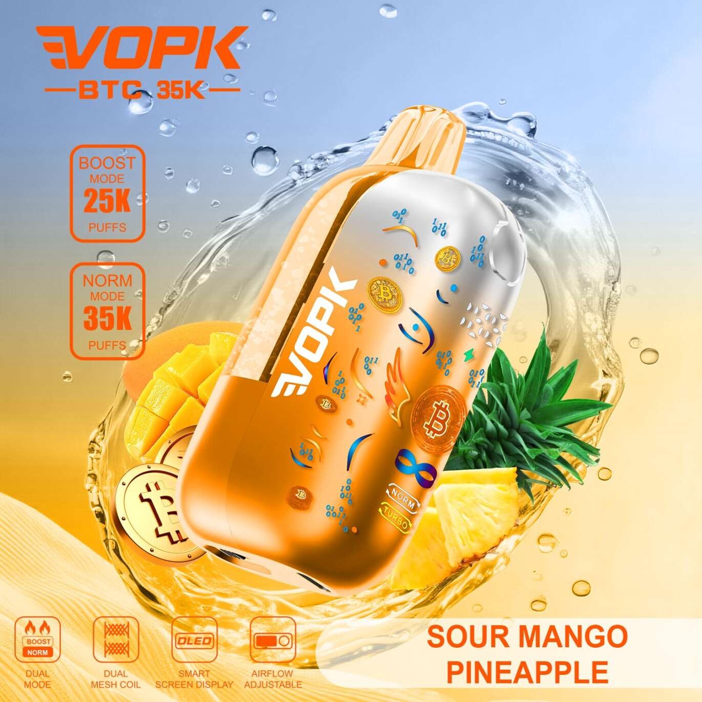 VOPK BTC 35000 Einweg Vape Geschmacksvariante 2