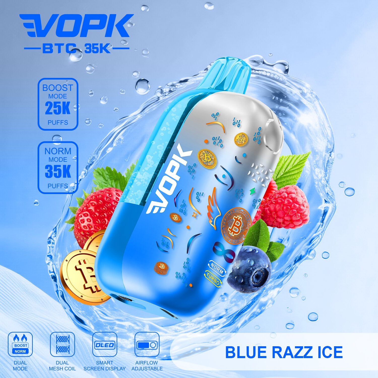 VOPK BTC 35000 Einweg Vape Geschmacksvariante 5