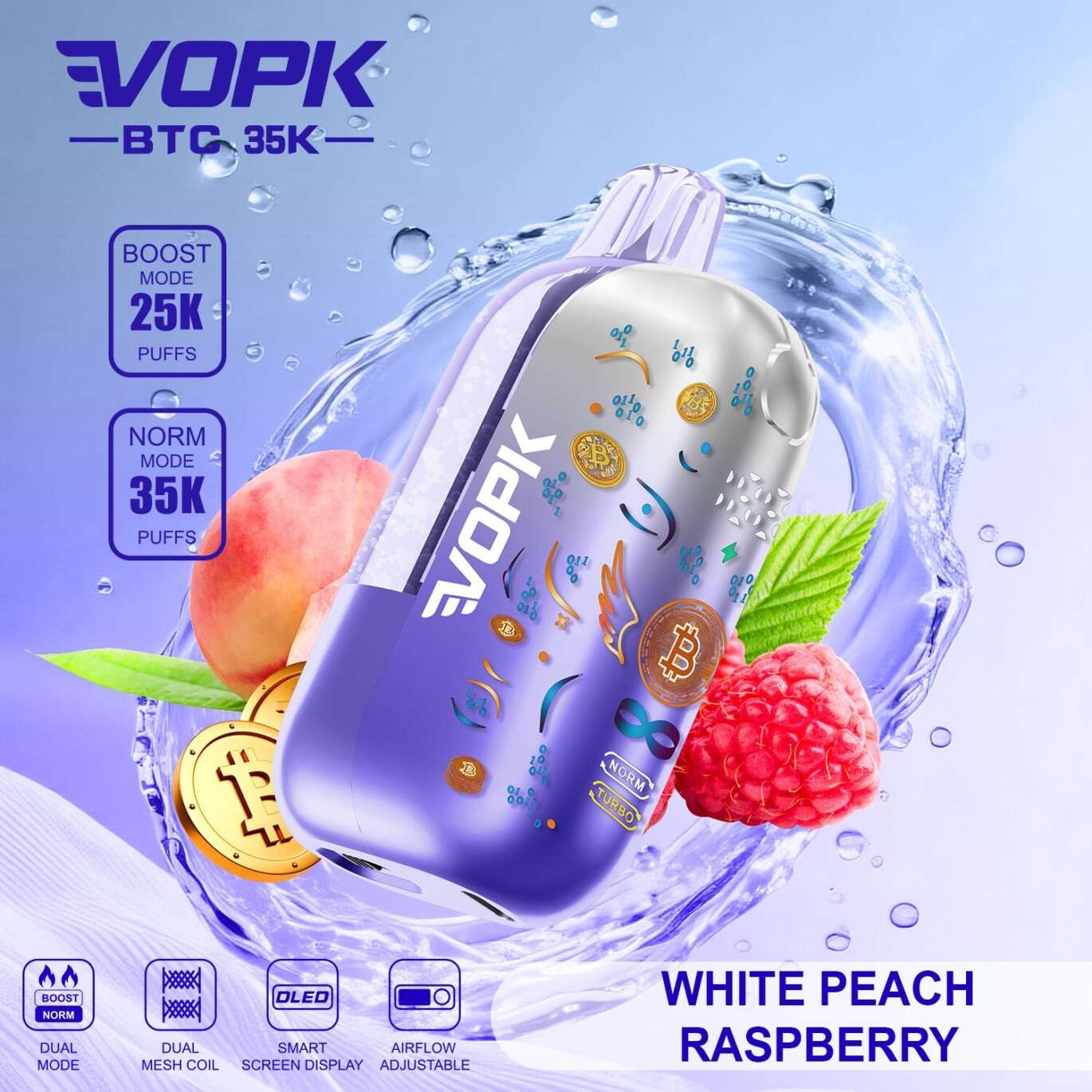 VOPK BTC 35000 Einweg Vape Geschmacksvariante 8