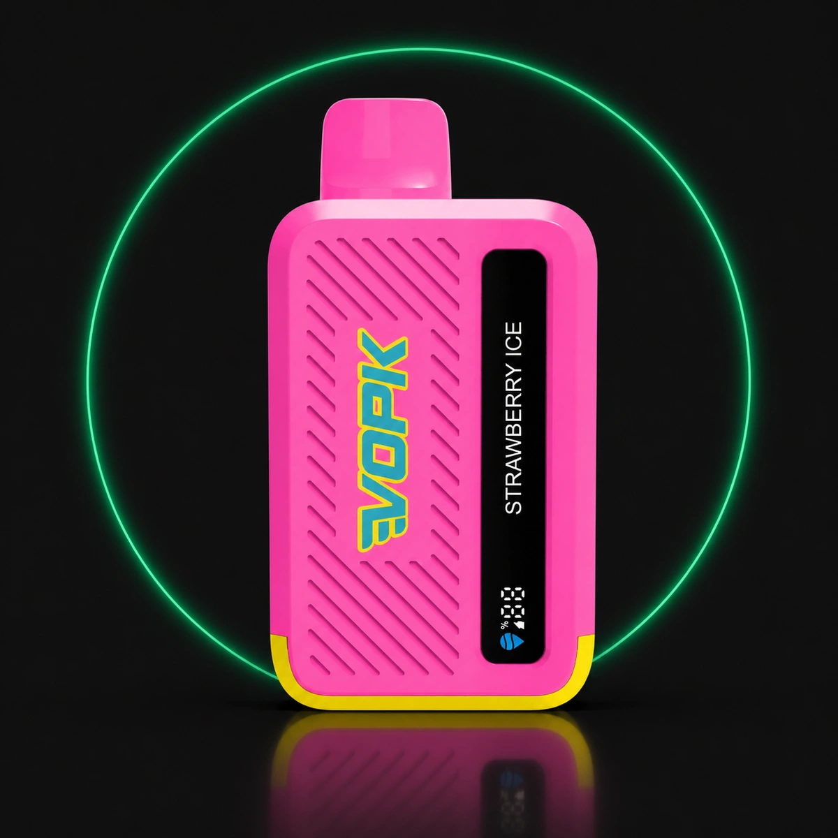 Pinke VOPK Cool Bar 20000 Vape mit Geschmack Erdbeere Eis