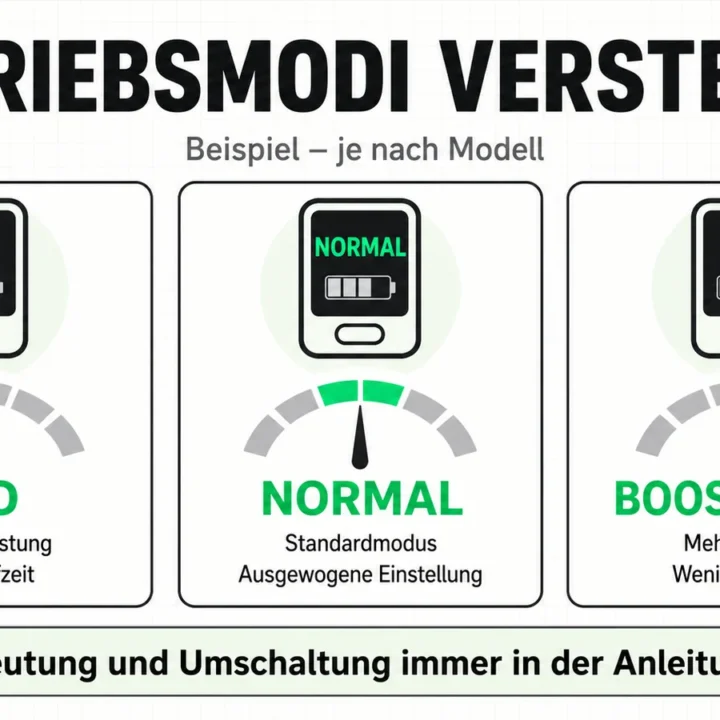 Vergleich der Vape-Betriebsmodi ECO, Normal und Boost oder PWR