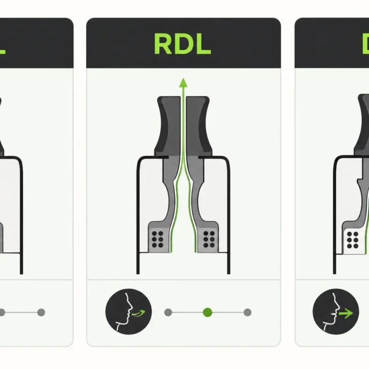 Vergleich der Luftwege bei MTL, RDL und DTL